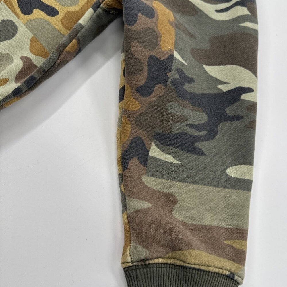 Hooded Camo Sweatshirt Hoodie Youth Boys Small 8 Pockets Outdoor Hunting Casual - Picture 7 of 12